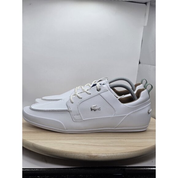 Lacoste Marina 120 1 US 7-39CMA004621G Mens White Lifestyle Sneakers Shoes 10.5 - Picture 1 of 9
